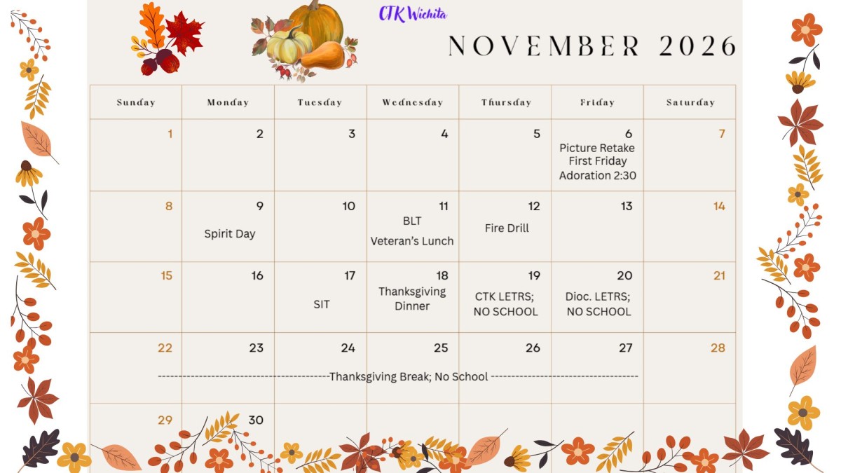 November Family Events Calendar 2026